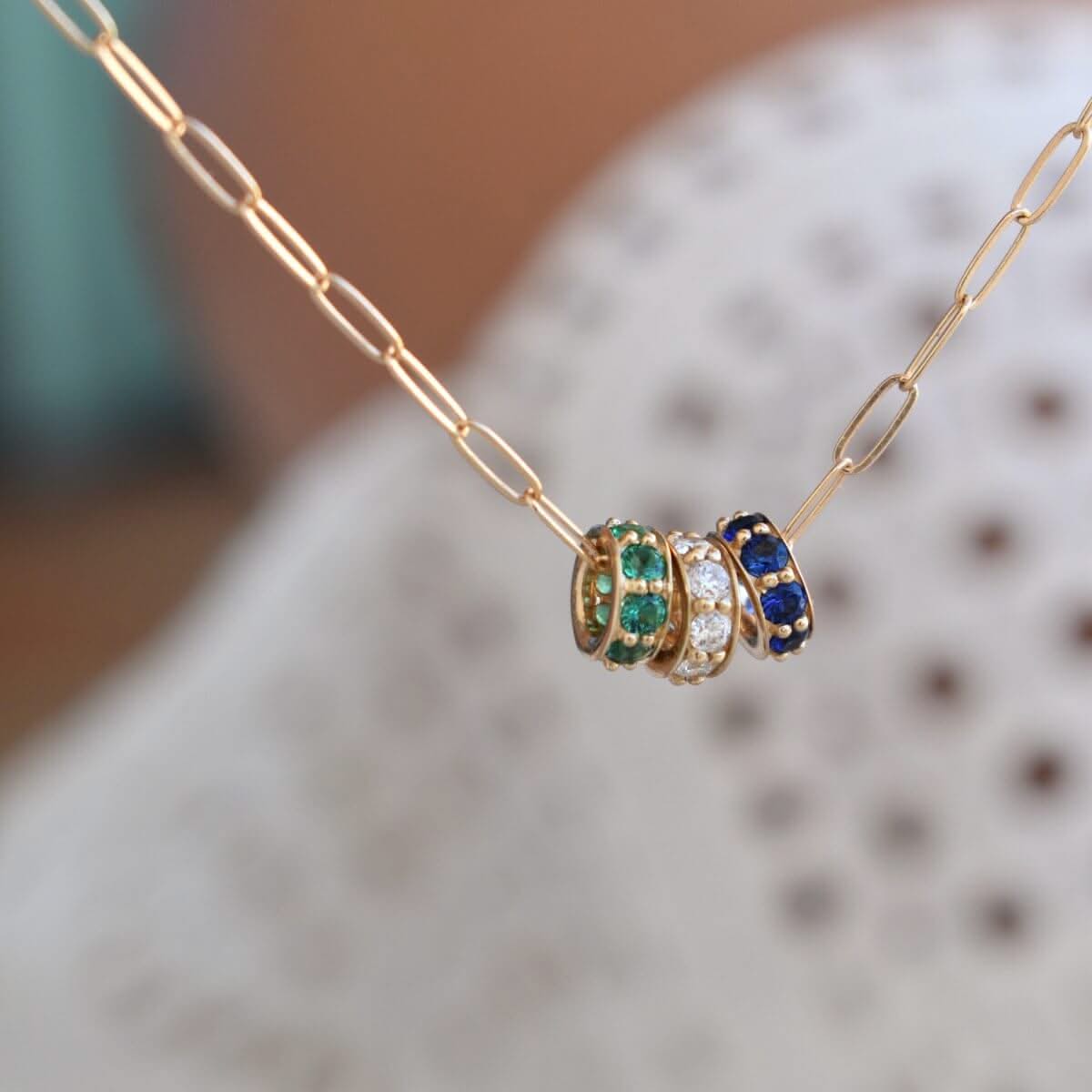 Rosecliff Birthstone Bead in 14k Gold