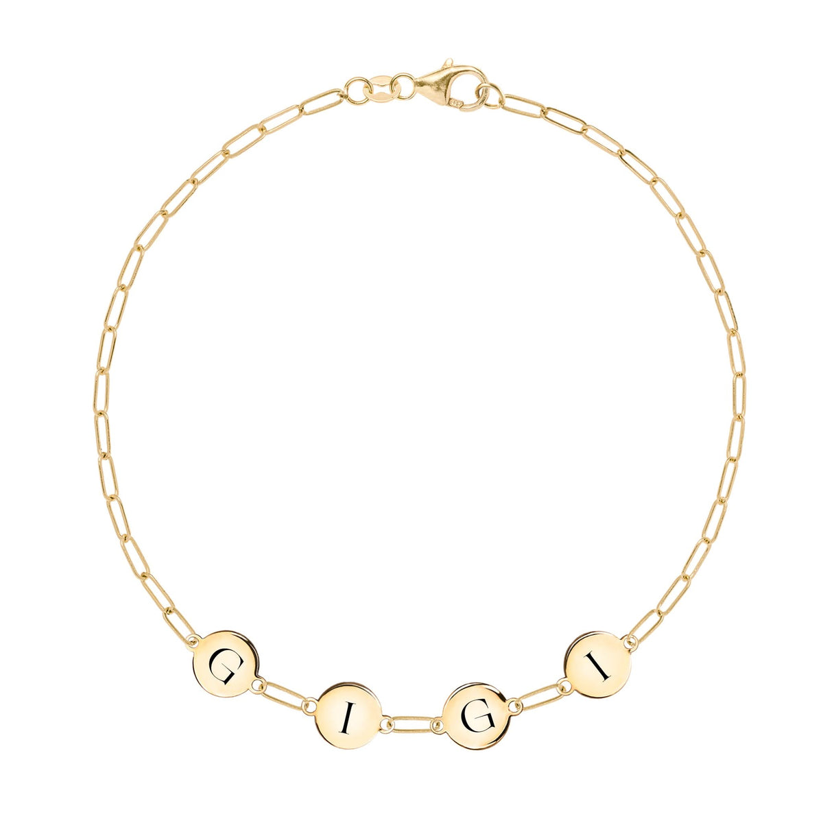 GIGI Bracelet on Adelaide Mini in 14k Gold