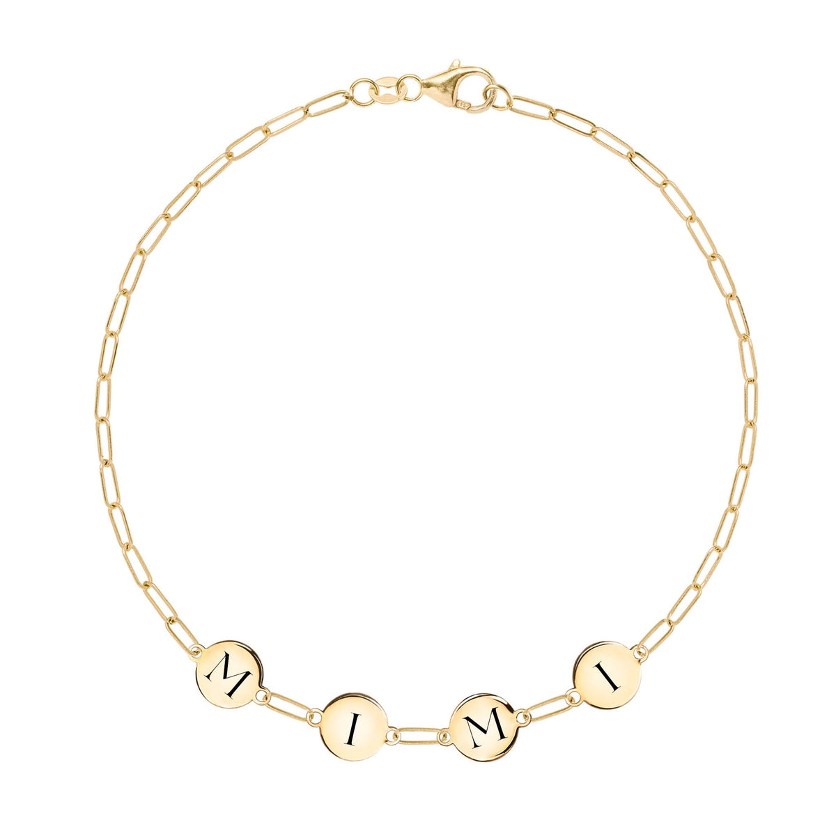 MIMI Bracelet on Adelaide Mini in 14k Gold