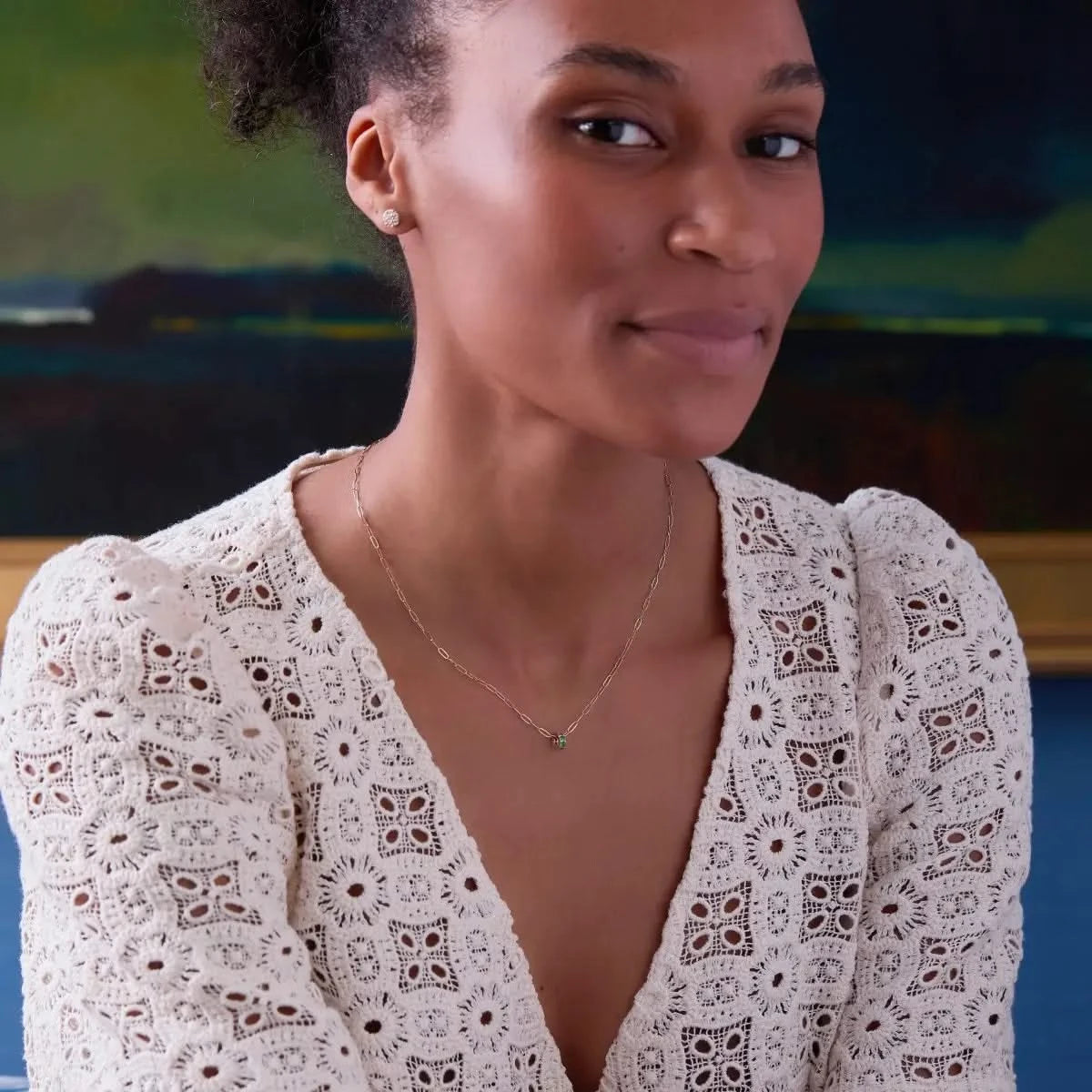 Rosecliff Birthstone Bead in 14k Gold