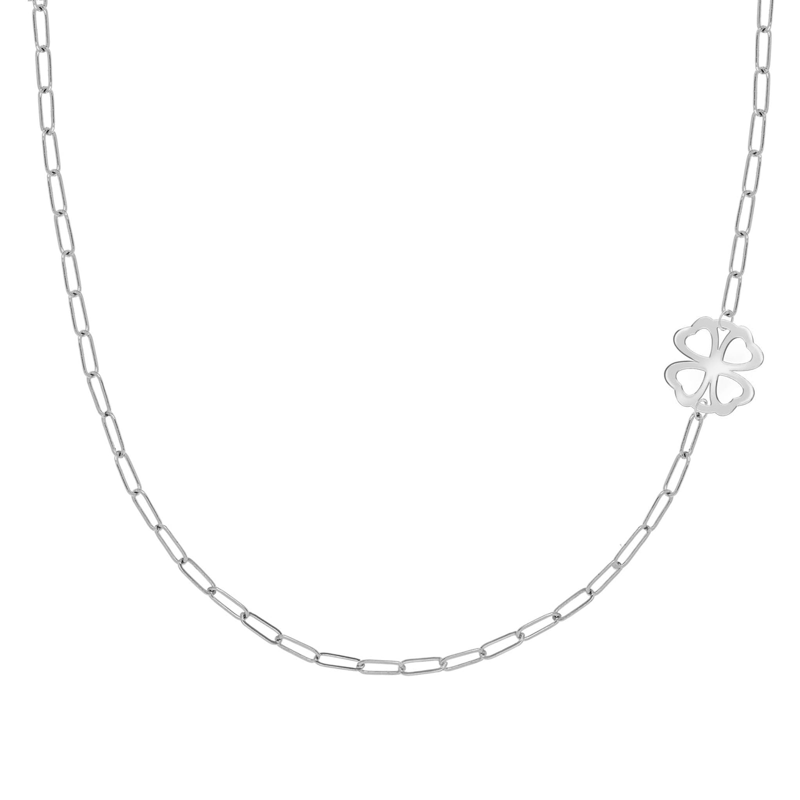Clover Adelaide Mini Necklace in 14k Gold