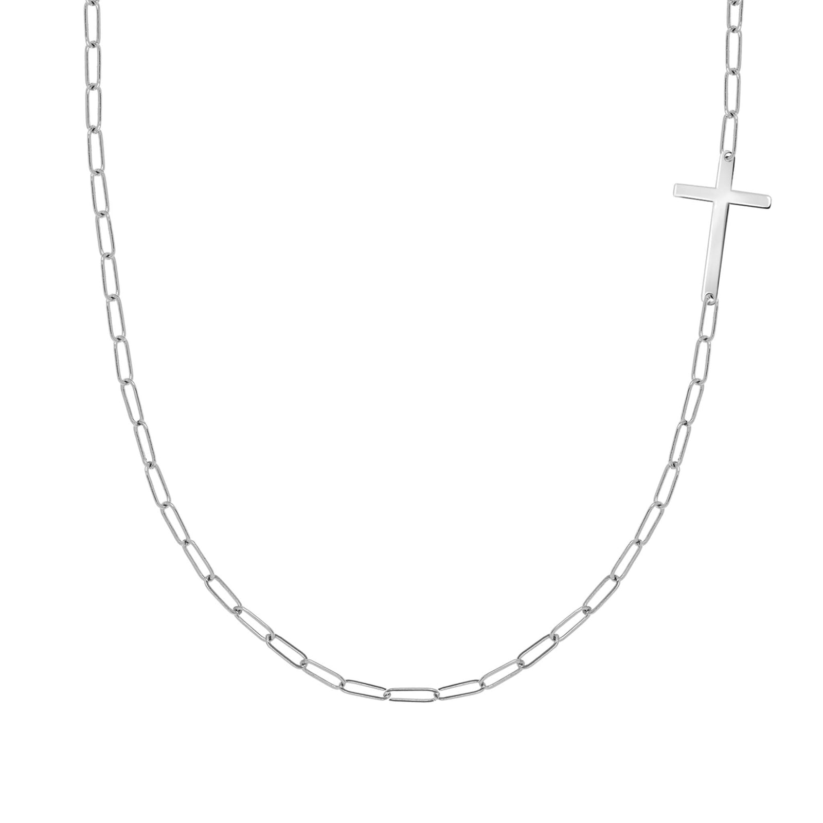 Cross Adelaide Mini Necklace in 14k Gold