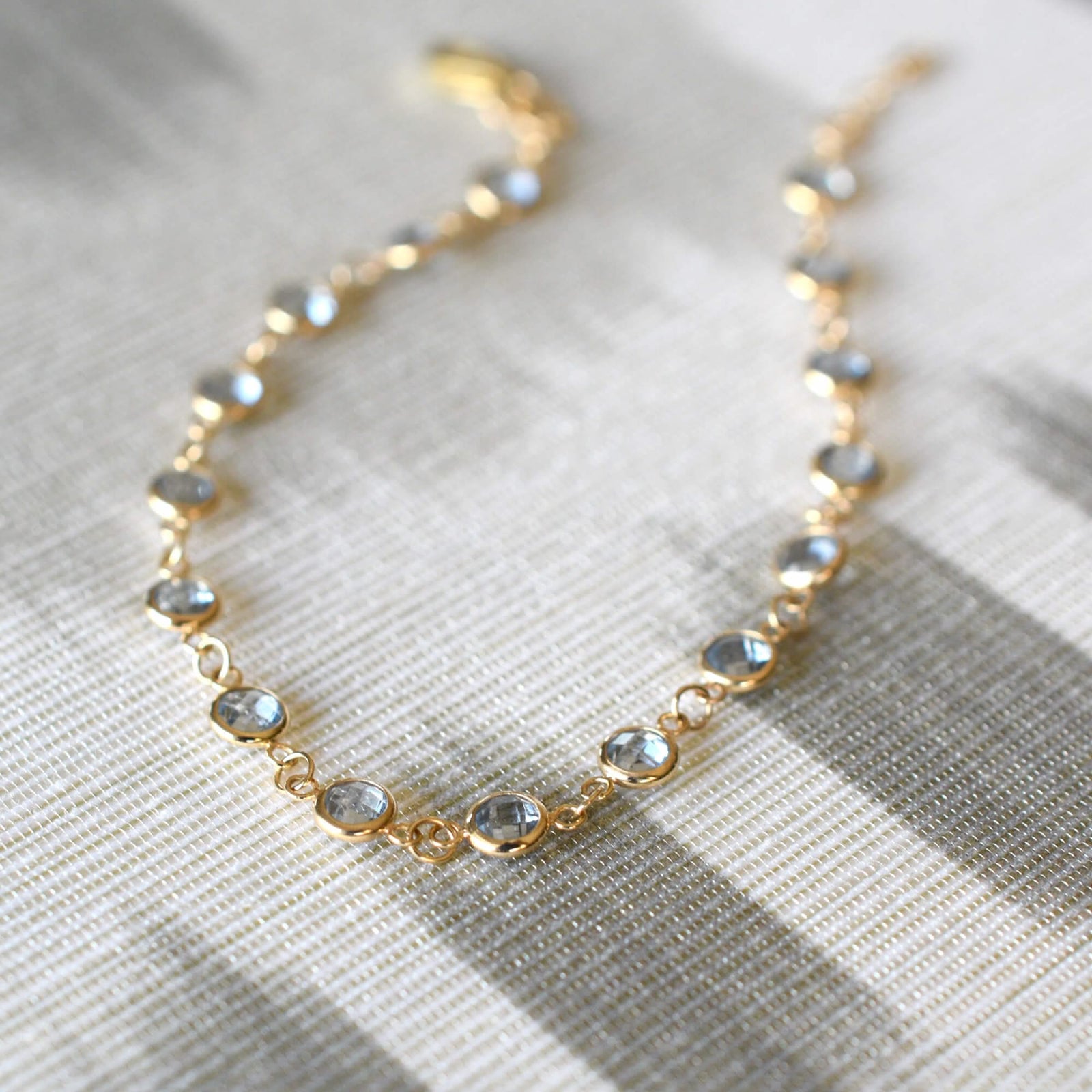 Newport Birthstone Bracelet in 14k Gold