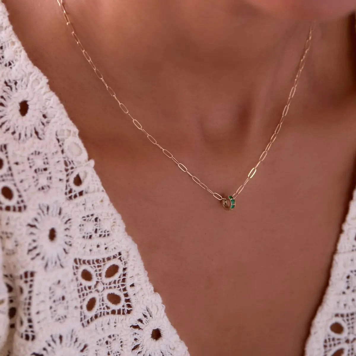 Rosecliff Birthstone Bead in 14k Gold