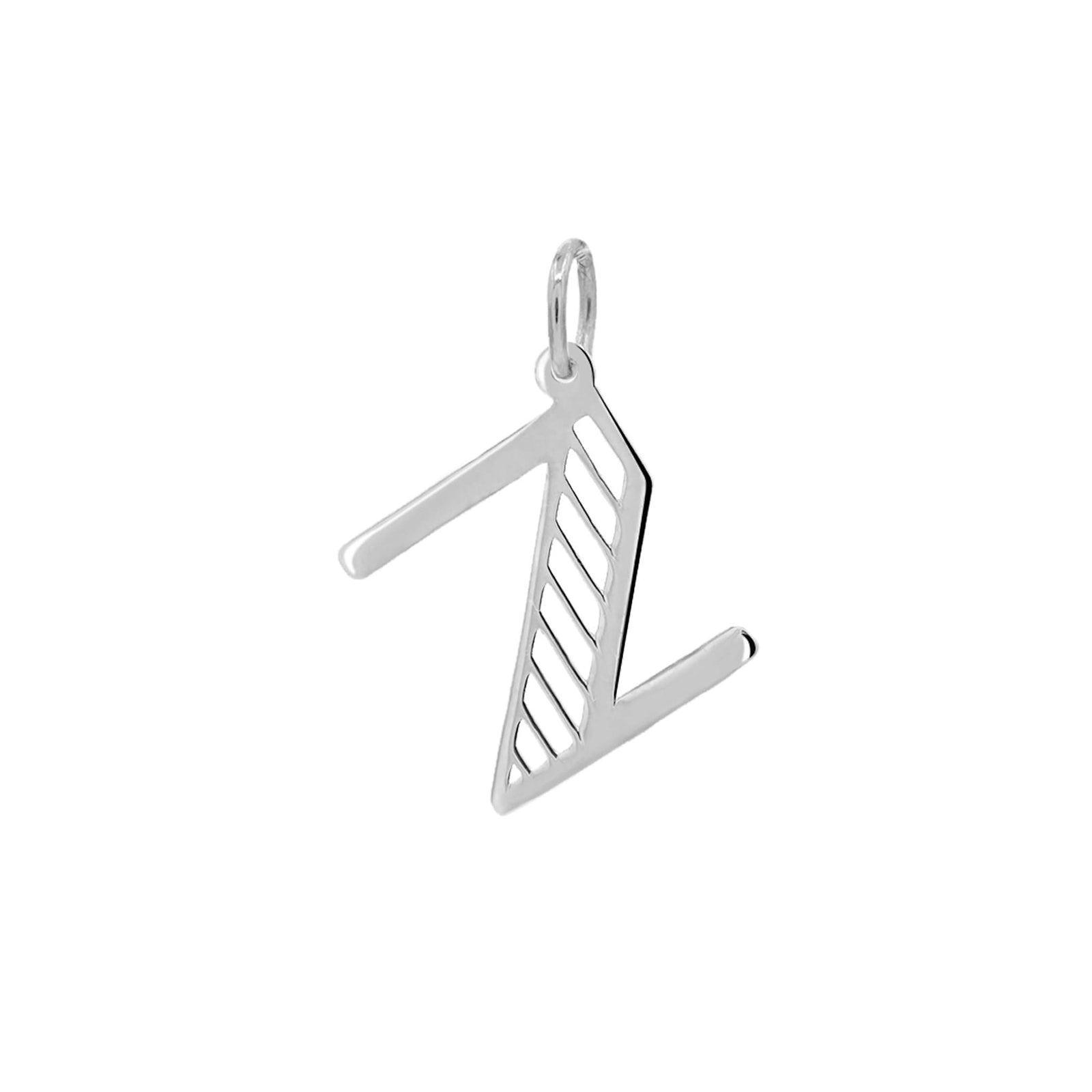 Essex Letter N Pendant in 14k Gold