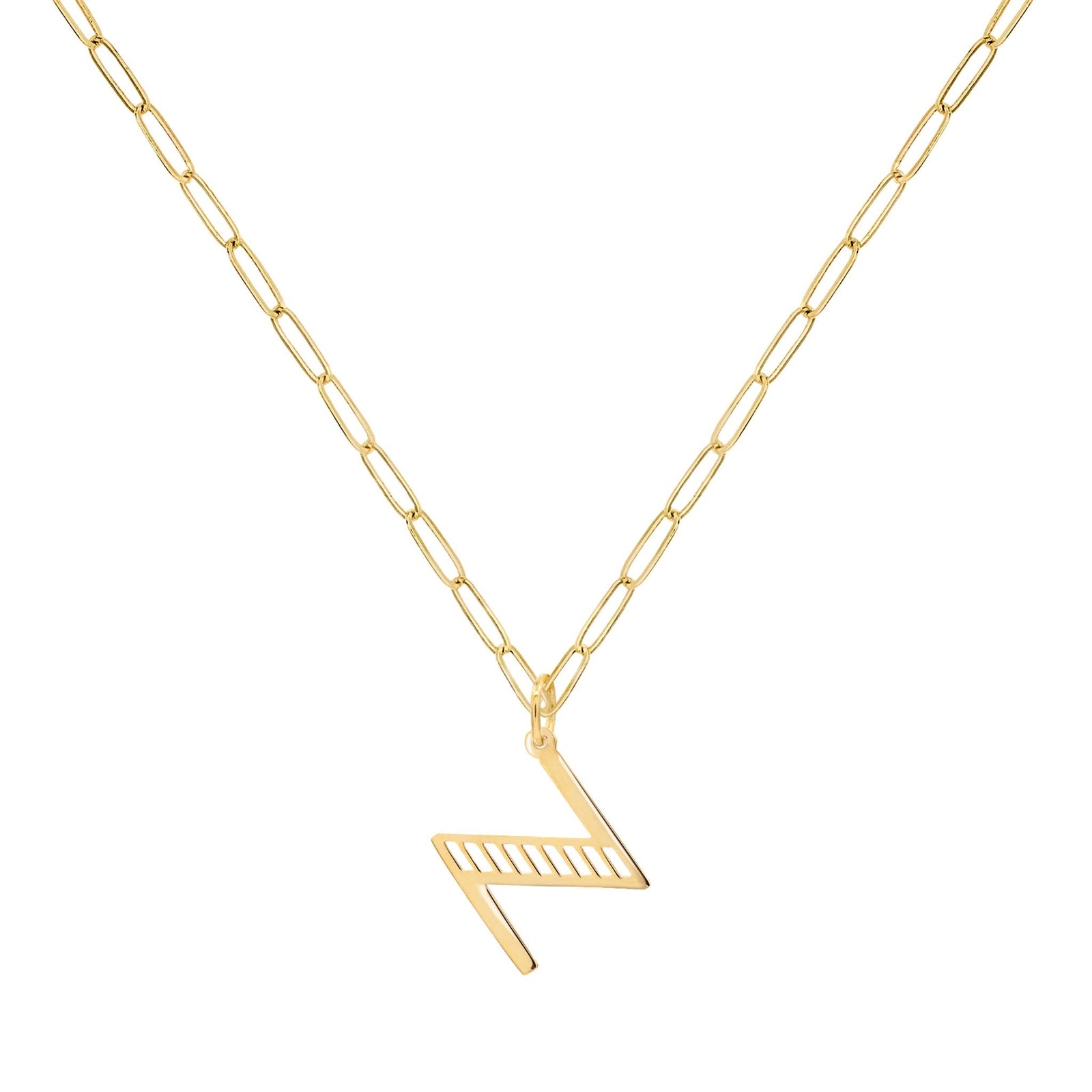 Essex Letter Z Pendant in 14k Gold