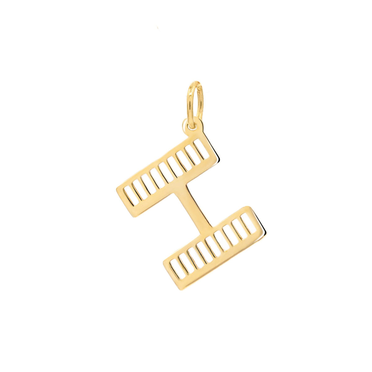 Essex Letter H Pendant in 14k Gold