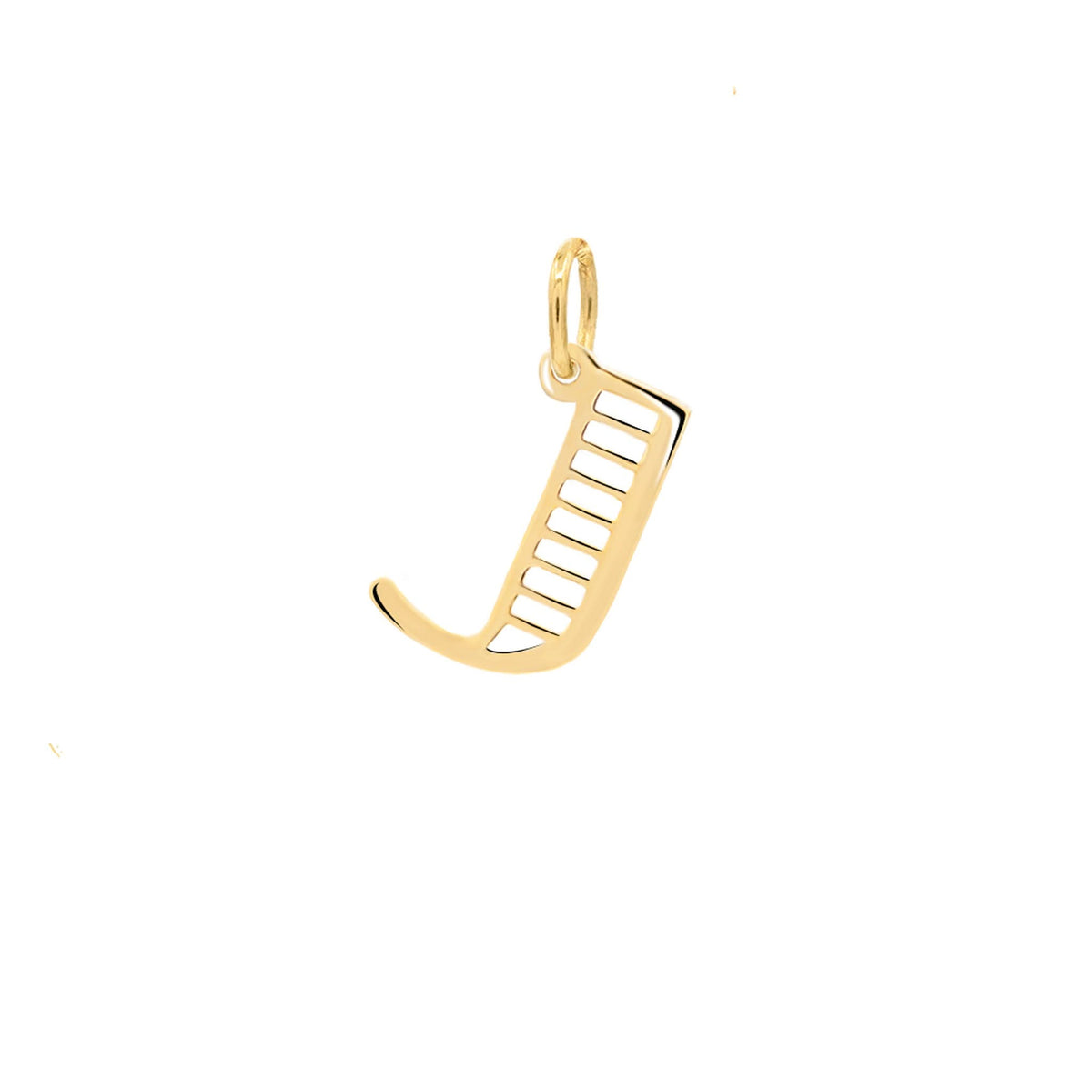 Essex Letter J Pendant in 14k Gold