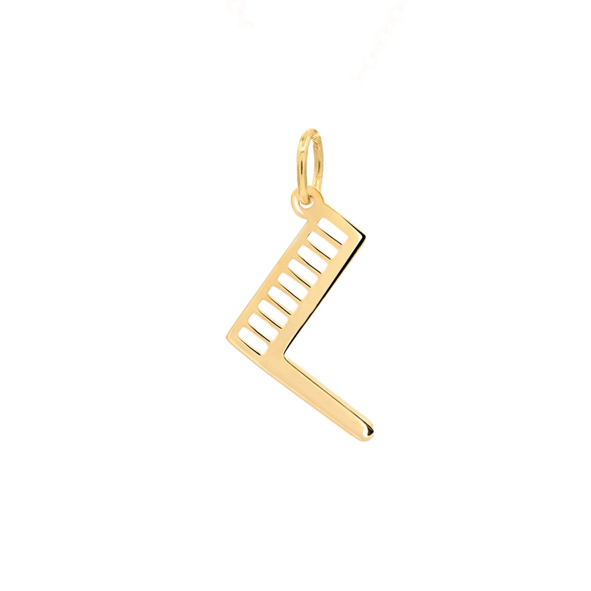 Essex Letter L Pendant in 14k Gold