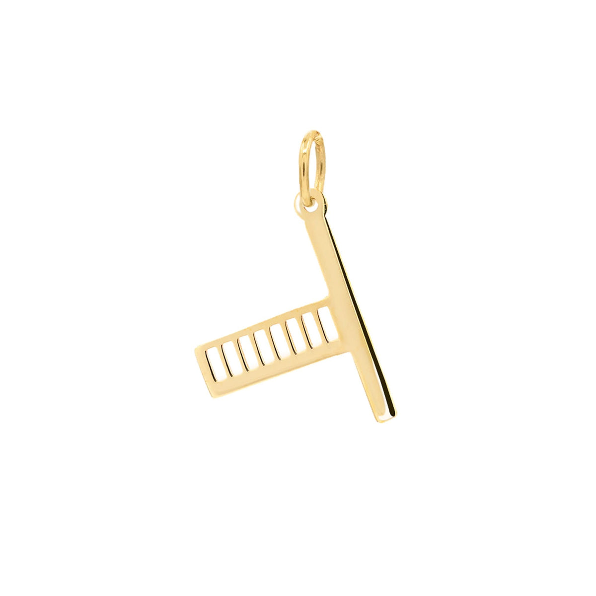 Essex Letter T Pendant in 14k Gold