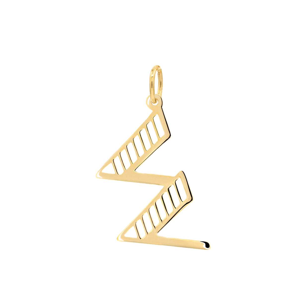 Essex Letter W Pendant in 14k Gold