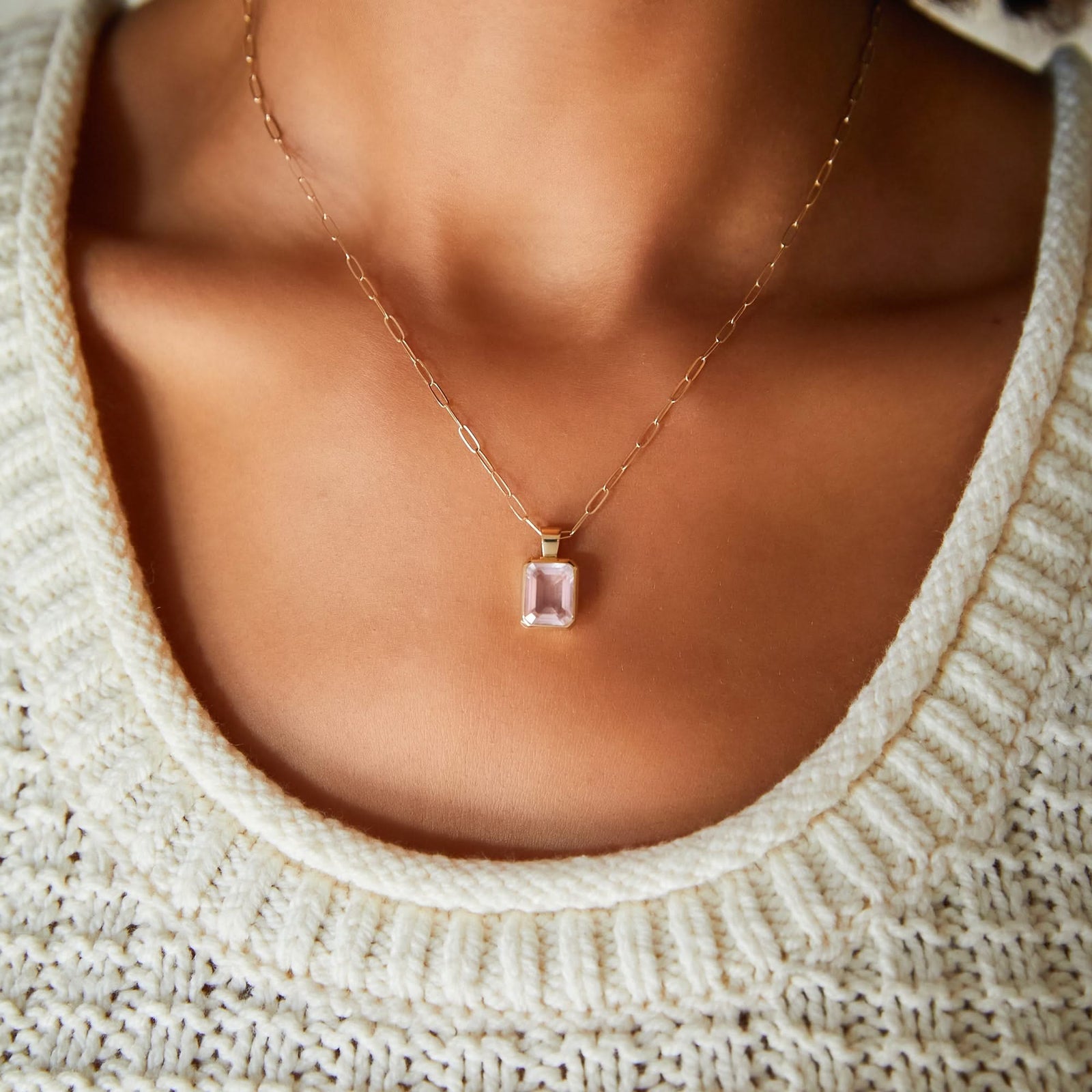 Warren Birthstone Pendant in 14k Gold