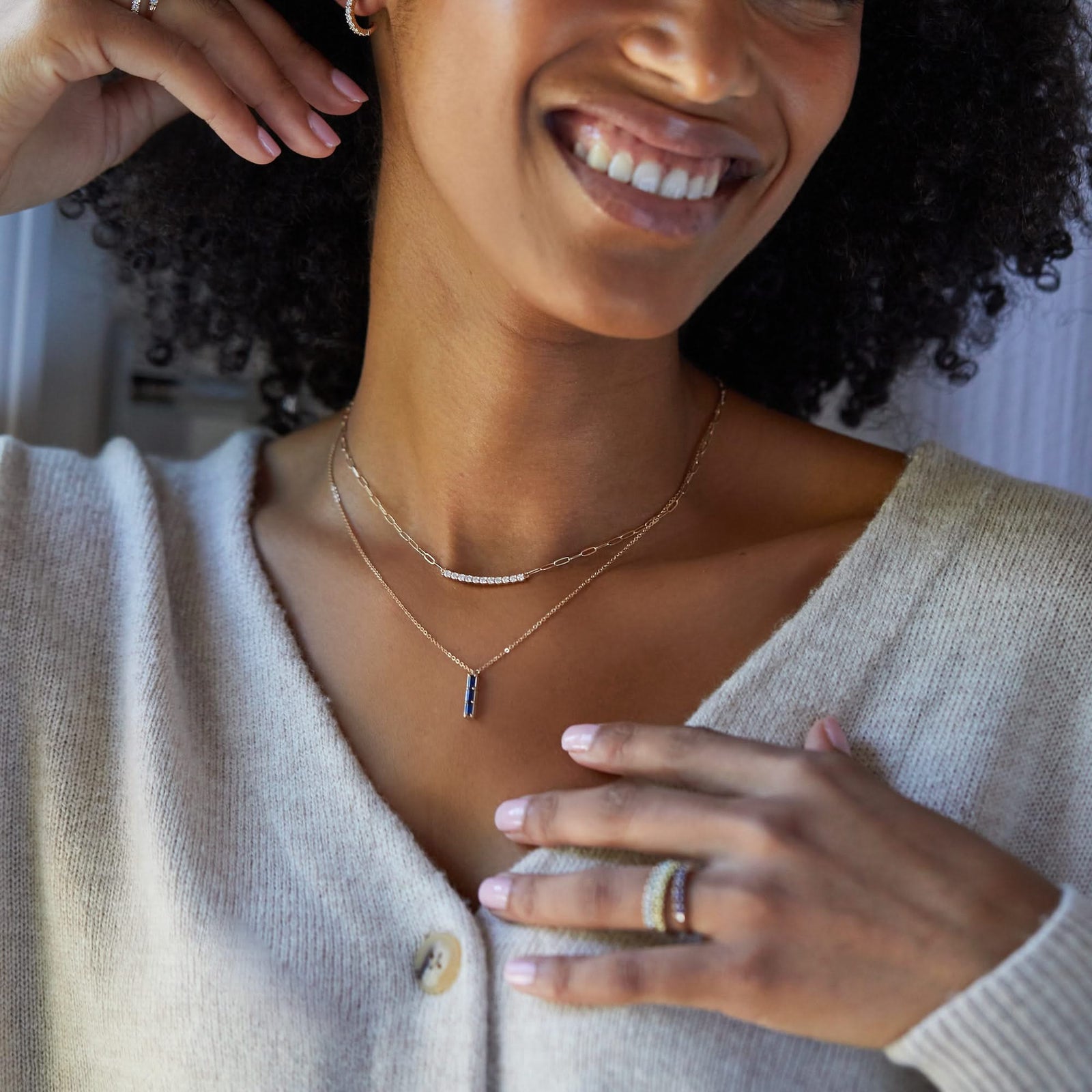 Providence 3 Birthstone Pendant in 14k Gold