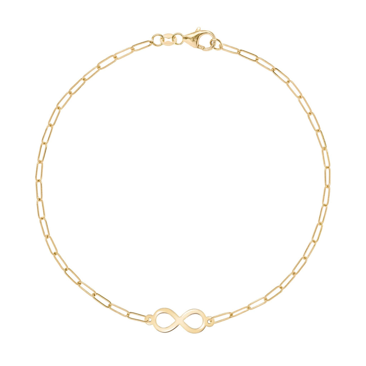 Infinity Adelaide Mini Bracelet in 14k Gold