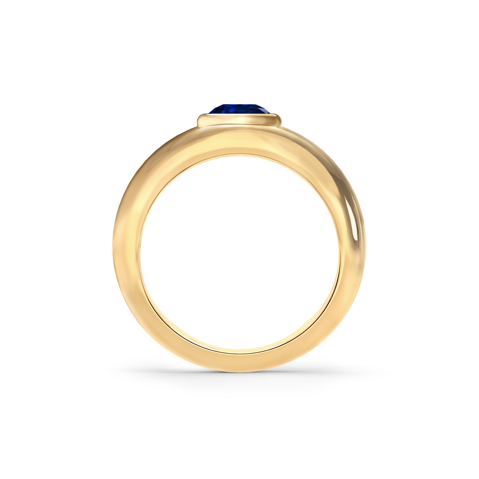 Jamestown Sapphire Band Ring in 14k Gold (September)
