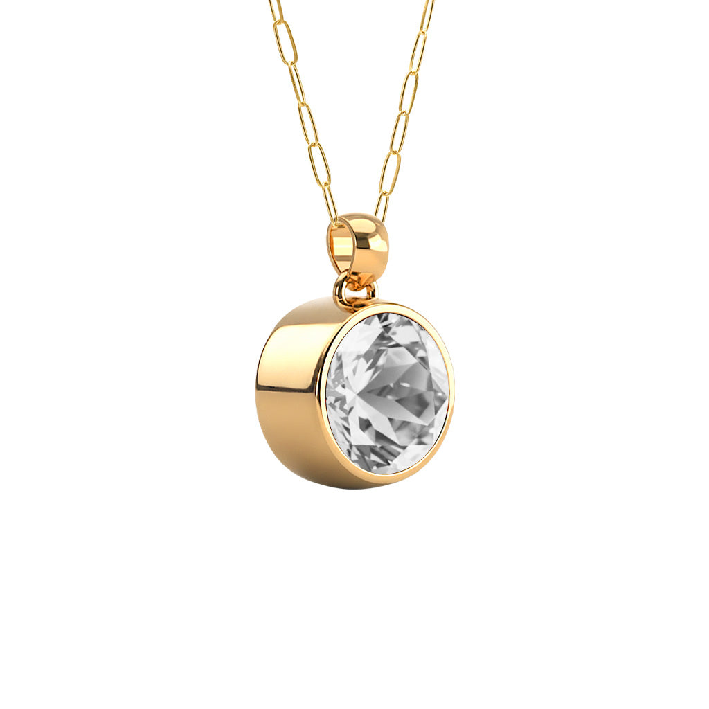 Jamestown Birthstone Pendant in 14k Gold
