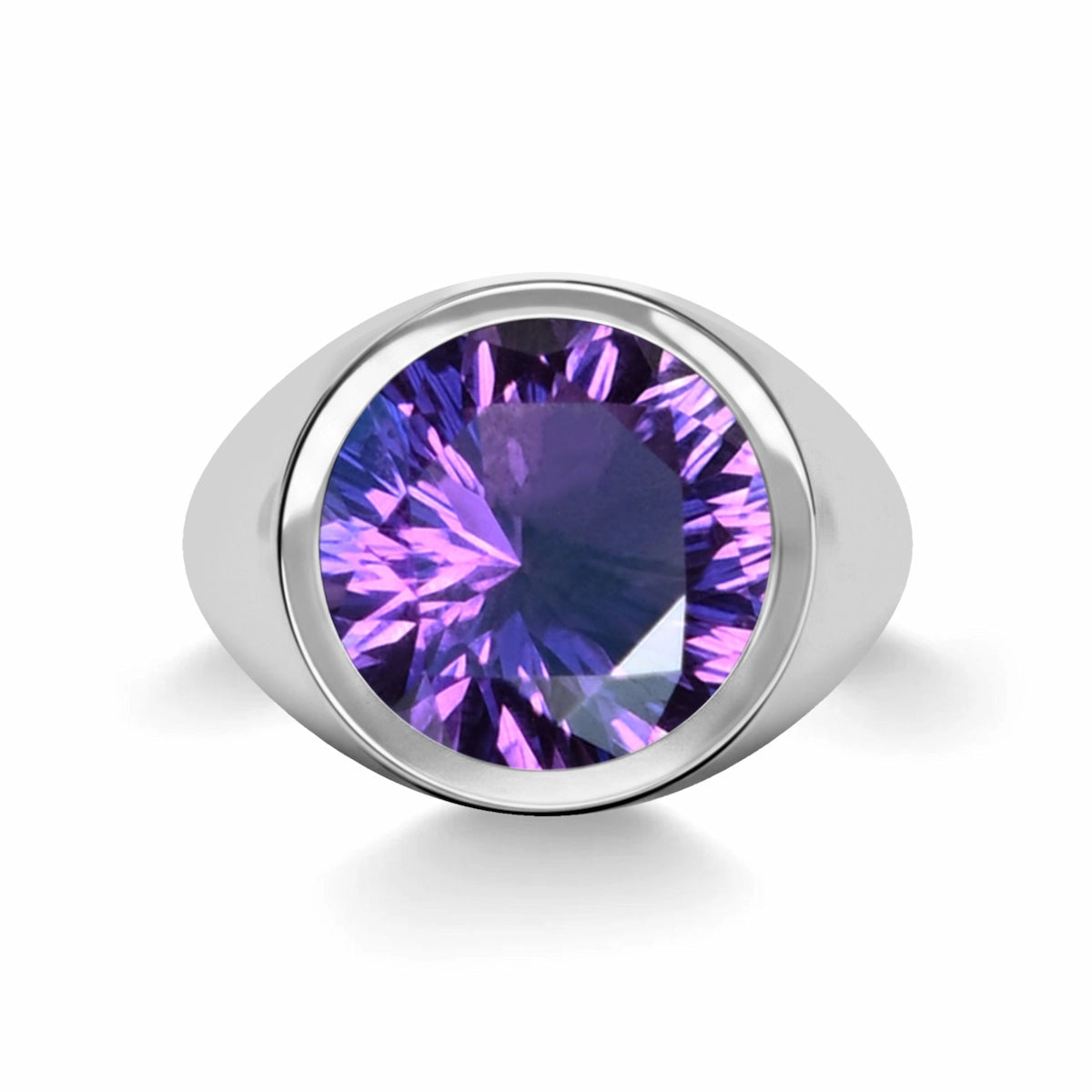 Jamestown Amethyst Ring in 14k Gold (February)