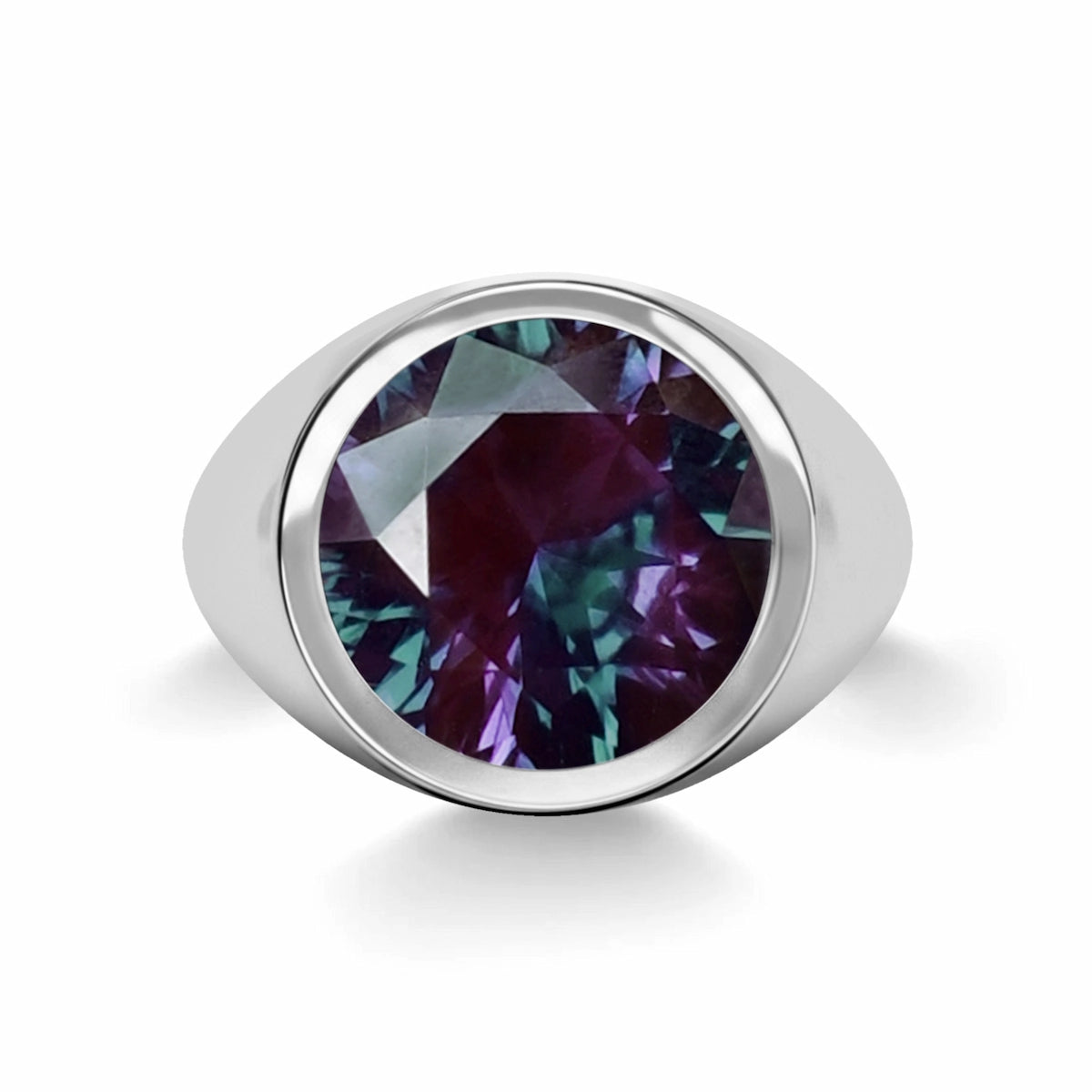 Jamestown Alexandrite Ring in 14k Gold (June)