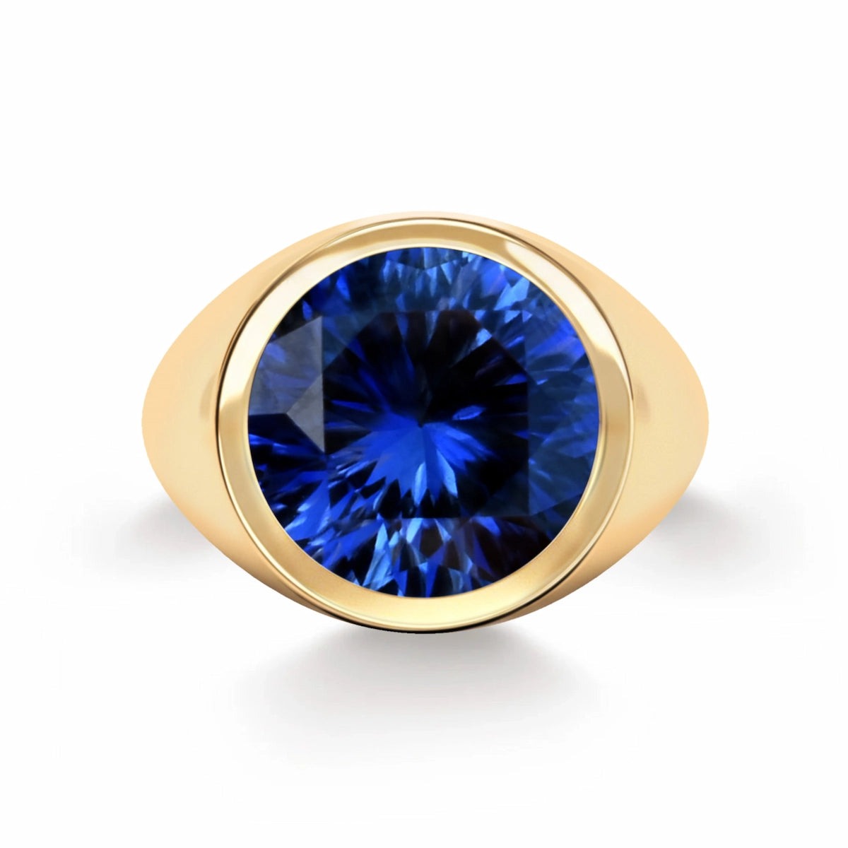 Jamestown Sapphire Ring in 14k Gold (September)