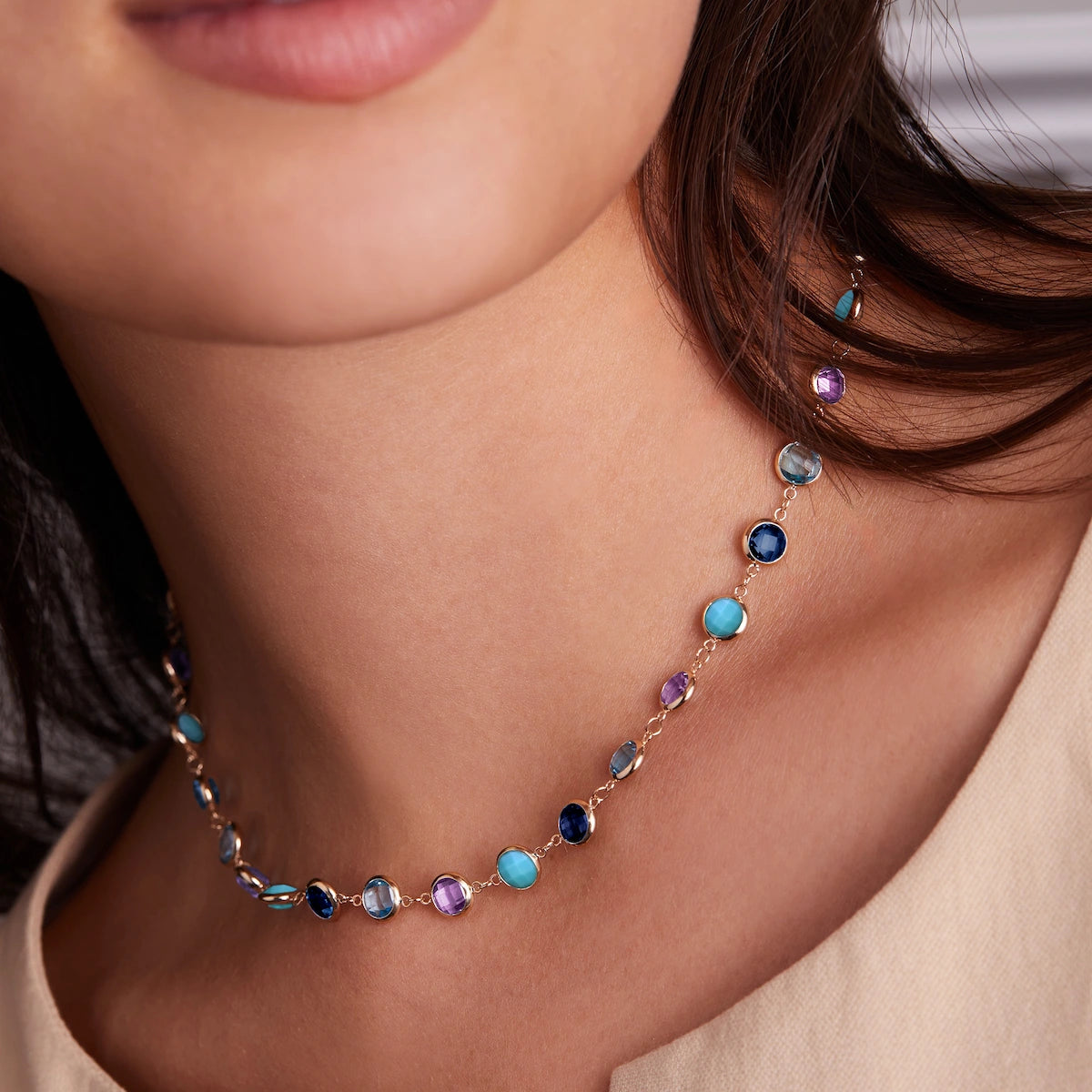 Newport Grand Marbella Necklace in 14k Gold