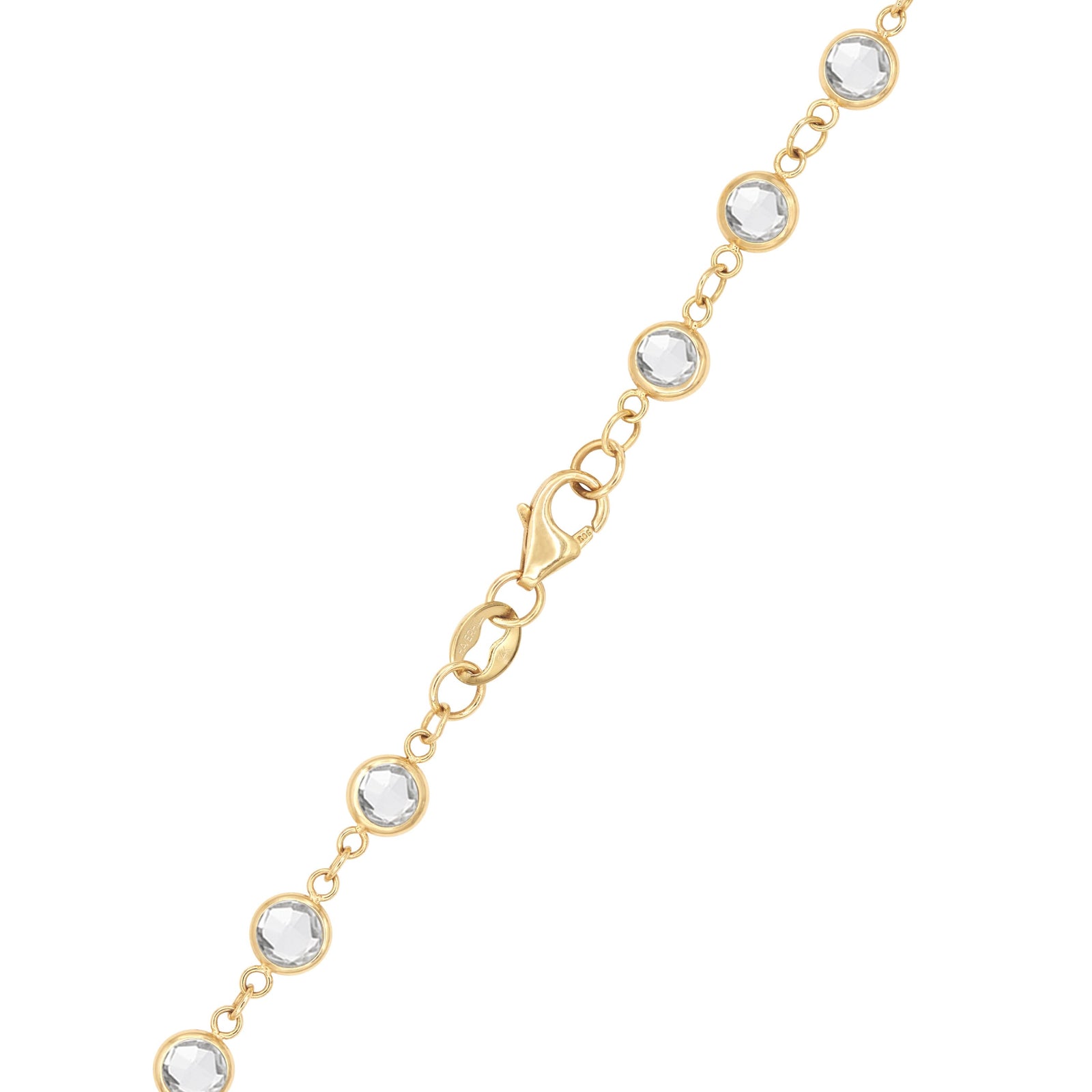 Newport Birthstone Long Necklace in 14k Gold
