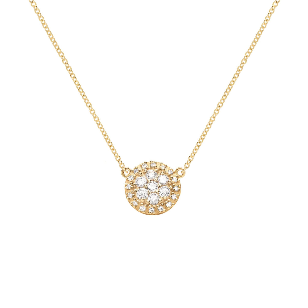 The Vault: Palmer Diamond Necklace, Size Small Yellow Gold