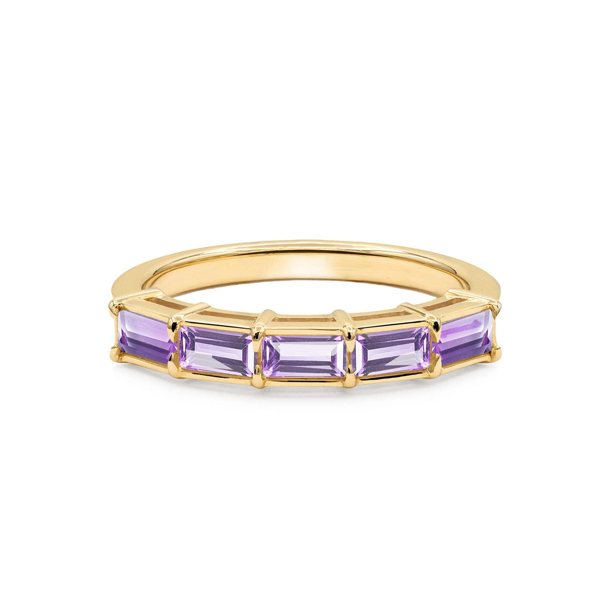 Providence Amethyst Ring in 14k Gold (February)