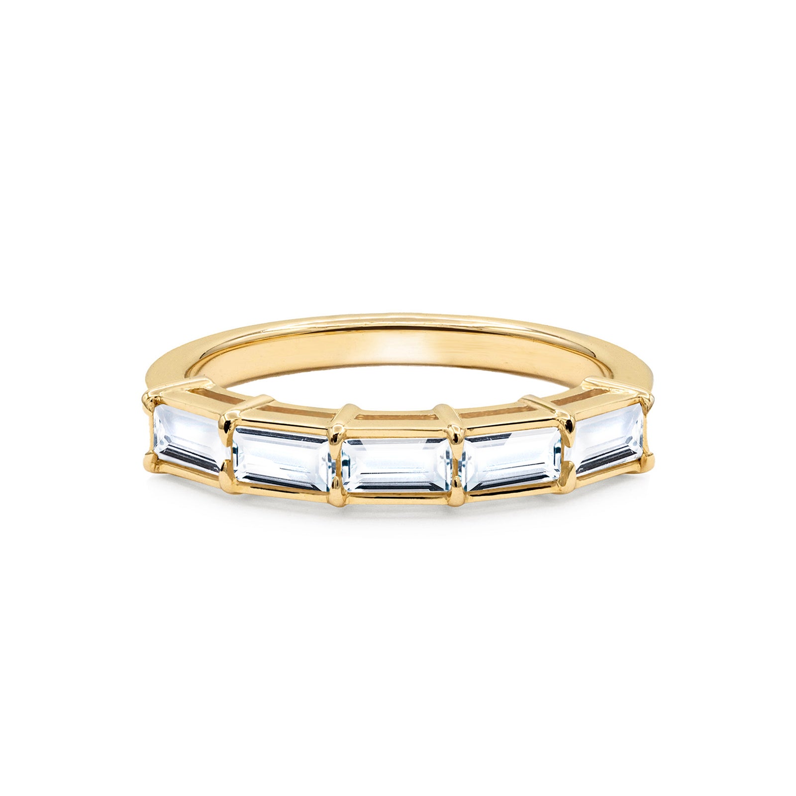 Providence Aquamarine Ring in 14k Gold (March)