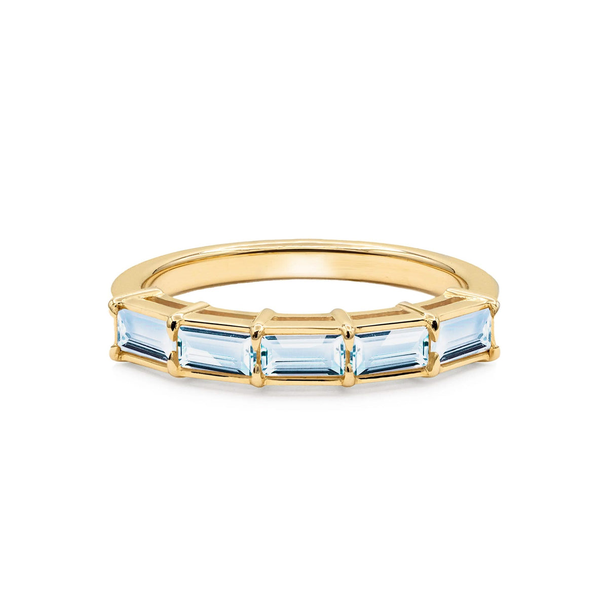 Providence Nantucket Blue Topaz Ring in 14k Gold (December)