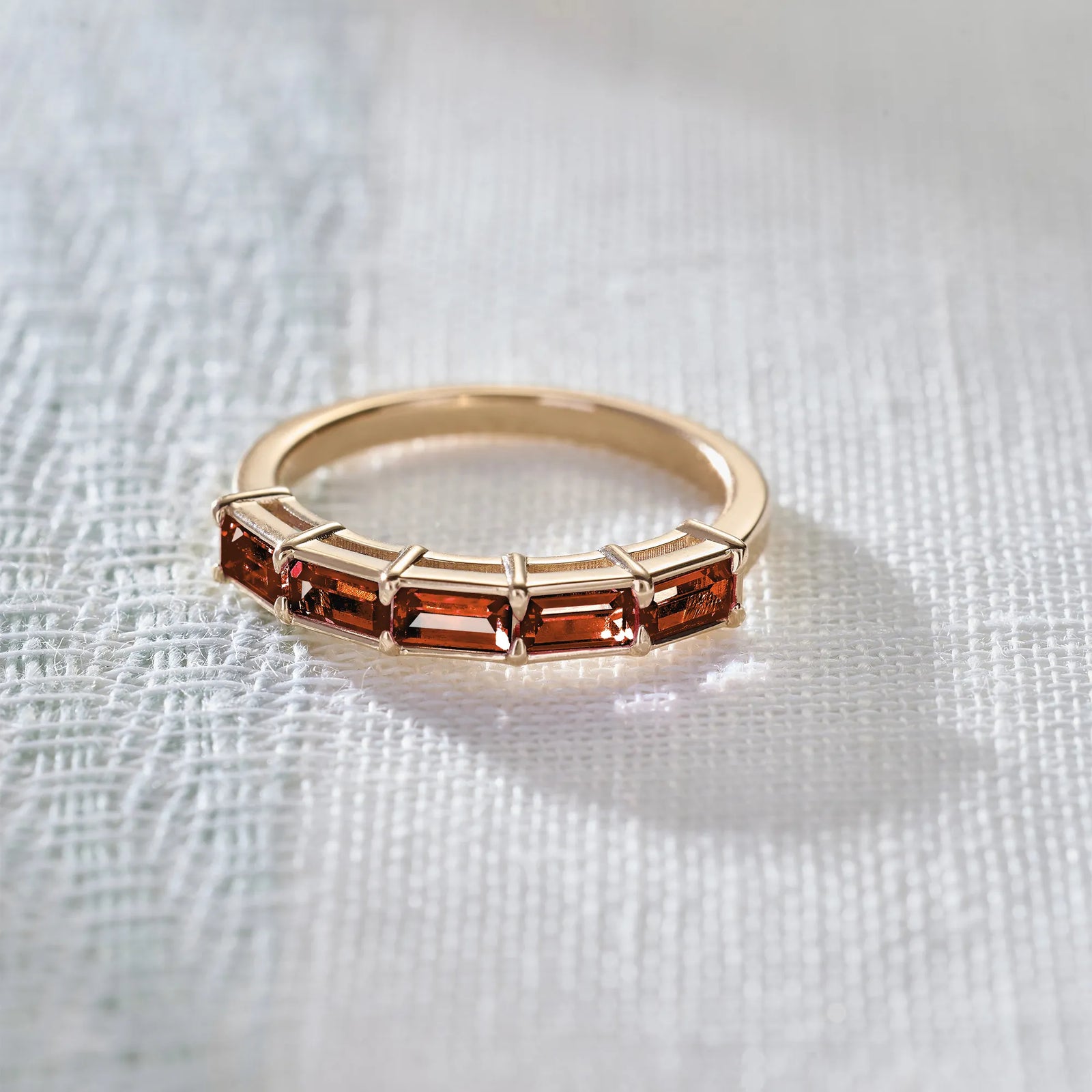 Providence Garnet Ring in 14k Gold (January)