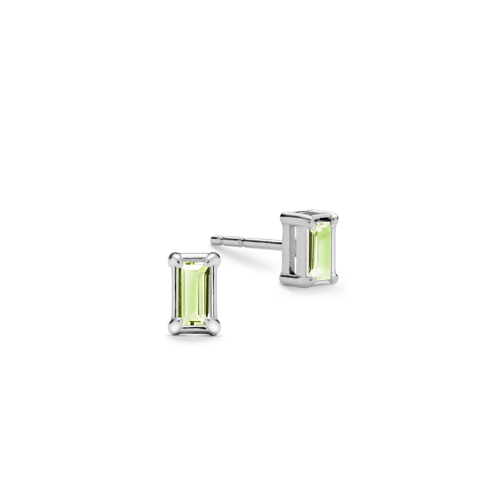 Providence Peridot Stud Earrings in 14k Gold (August)