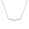 Rosecliff Diamond Bar Adelaide Mini Necklace in 14k Gold