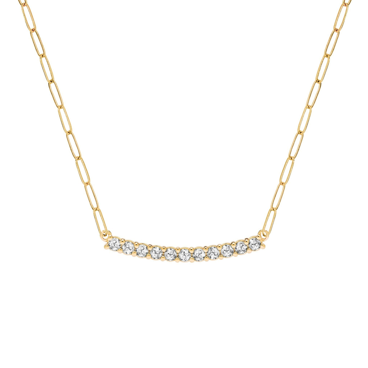 Rosecliff Bar Adelaide Mini Necklace in 14k Gold