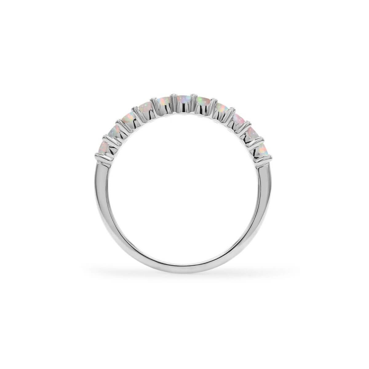 Rosecliff Opal Stackable Ring in 14k Gold (October)