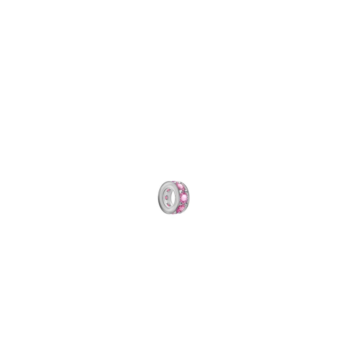 Rosecliff Pink Sapphire Bead in 14k Gold (October)
