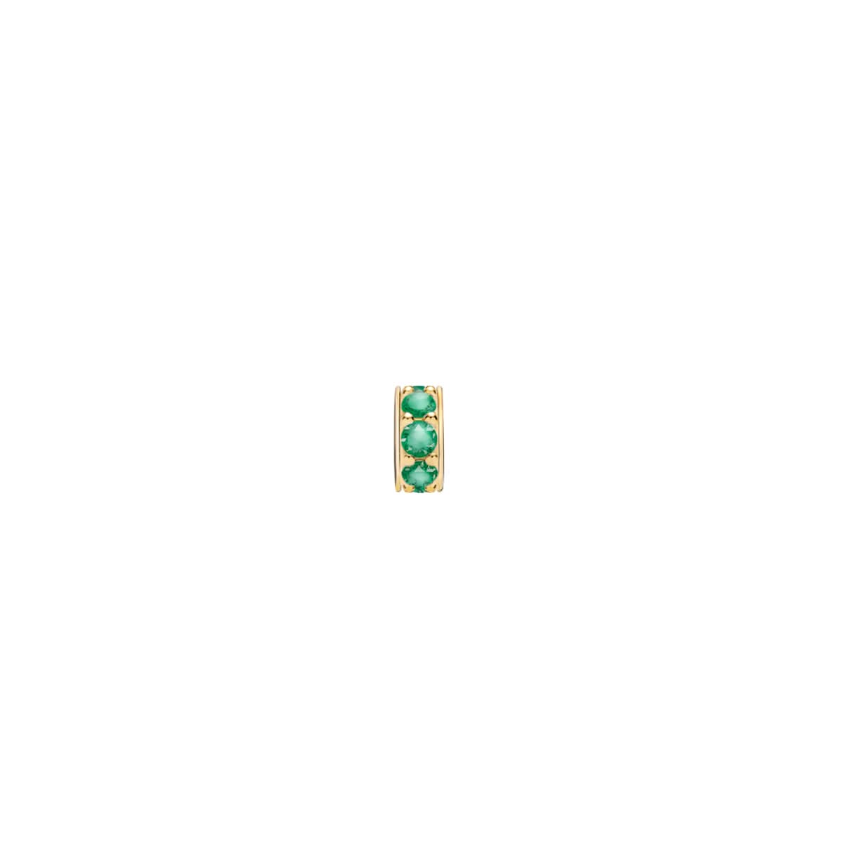 Rosecliff Emerald Bead in 14k Gold (May)
