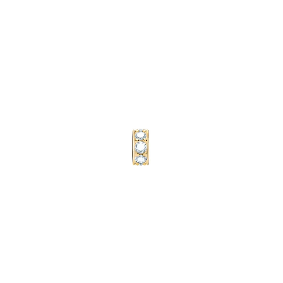 Rosecliff Aquamarine Bead in 14k Gold (March)