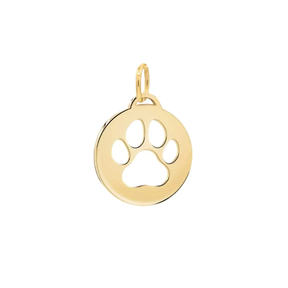Paw Pendant in 14k Gold