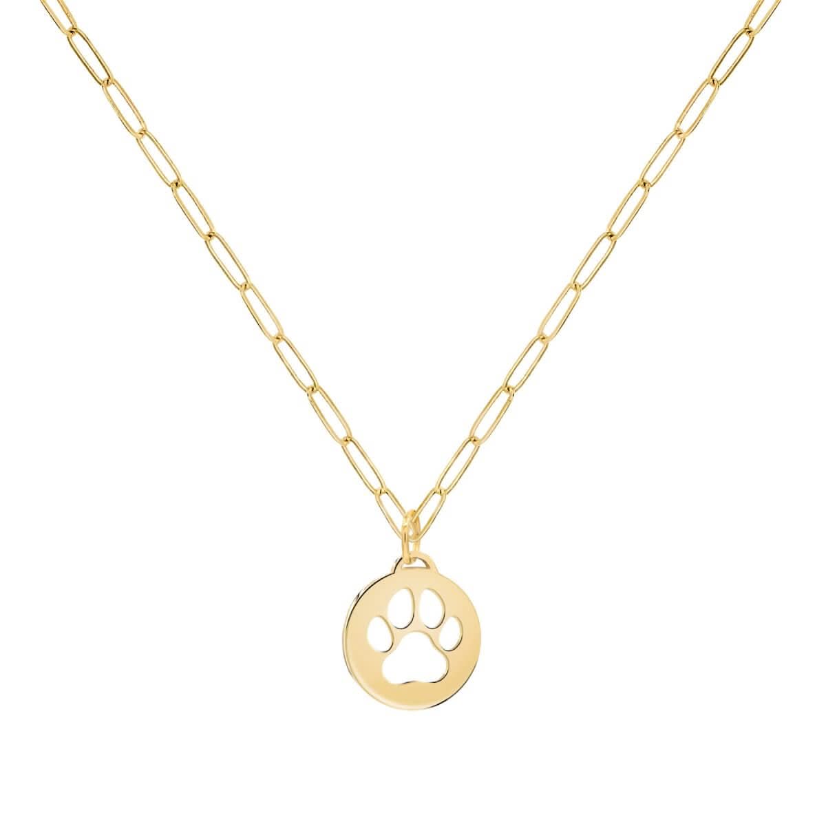 Paw Pendant in 14k Gold