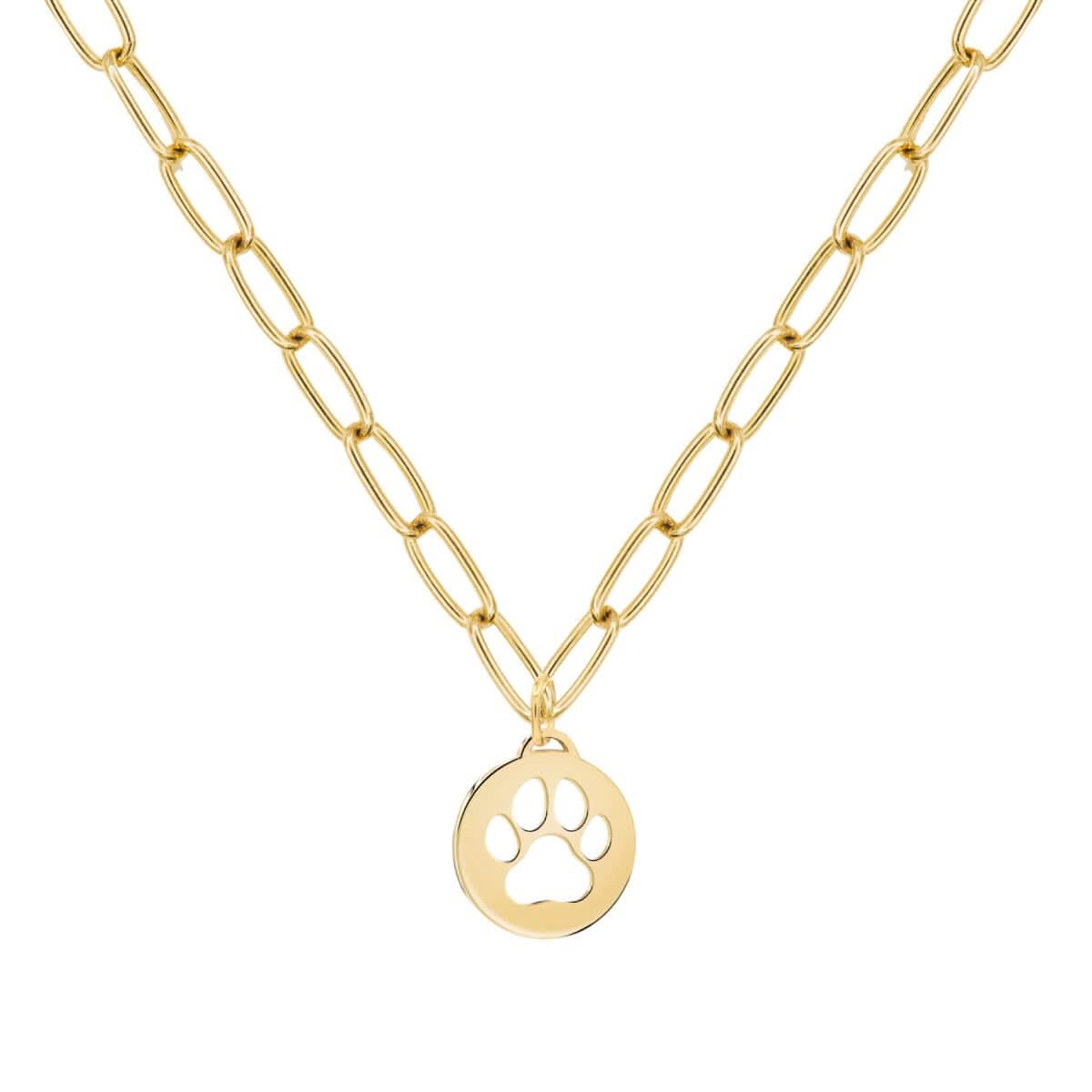 Paw Pendant in 14k Gold