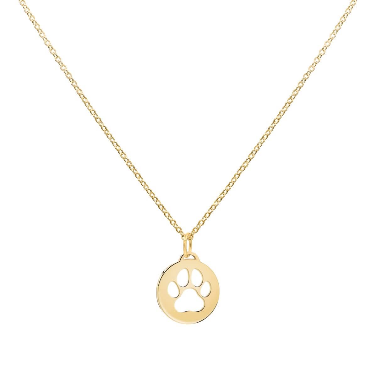 Paw Pendant in 14k Gold