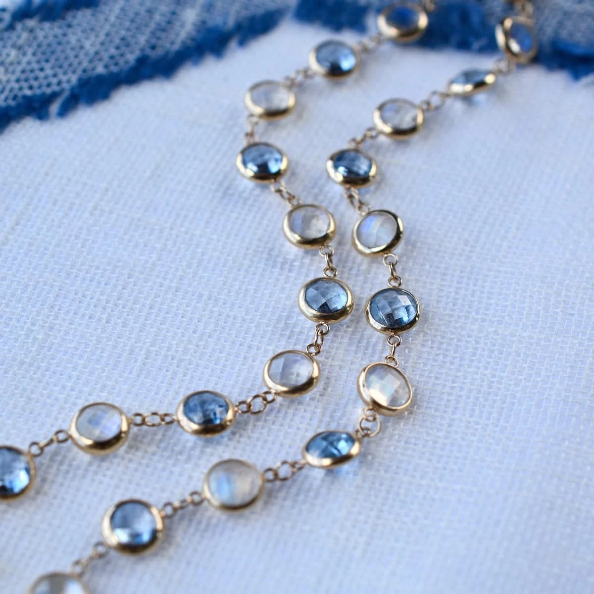 The Vault: Newport Grand Santorini Necklace, Yellow Gold Size Medium