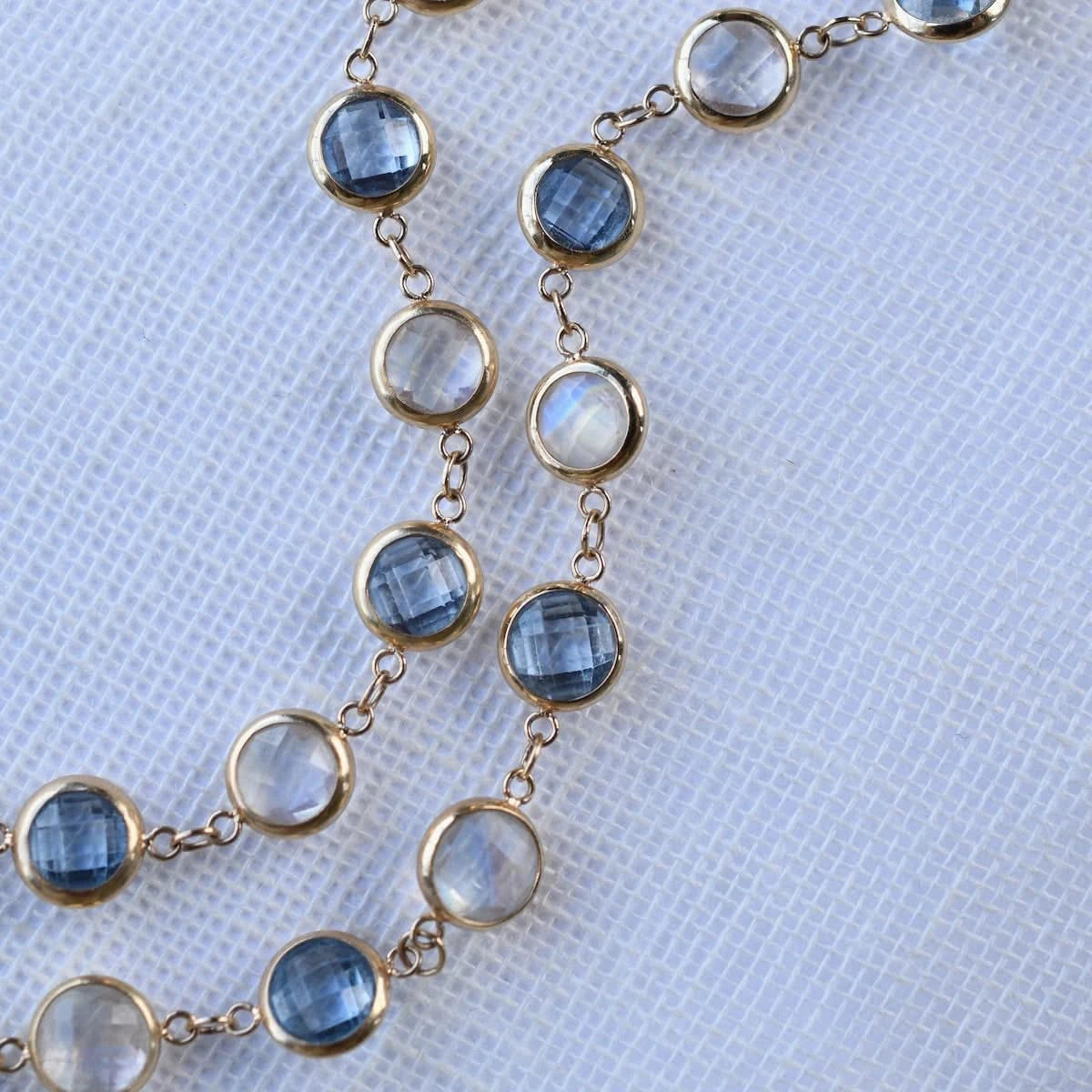 The Vault: Newport Grand Santorini Necklace, Yellow Gold Size Medium