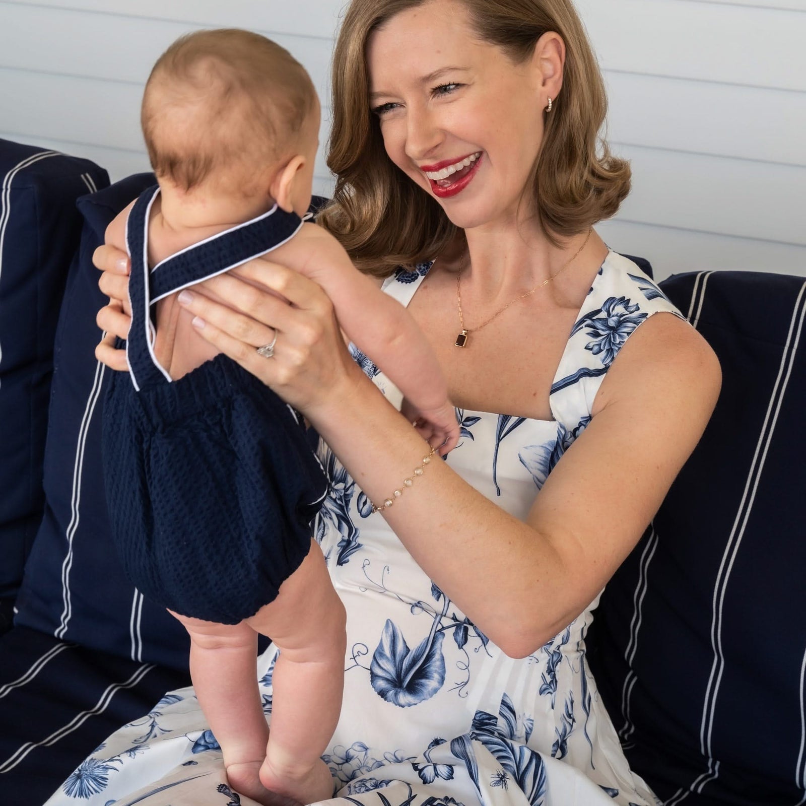 Newport Grand White Topaz Bracelet in 14k Gold (April)