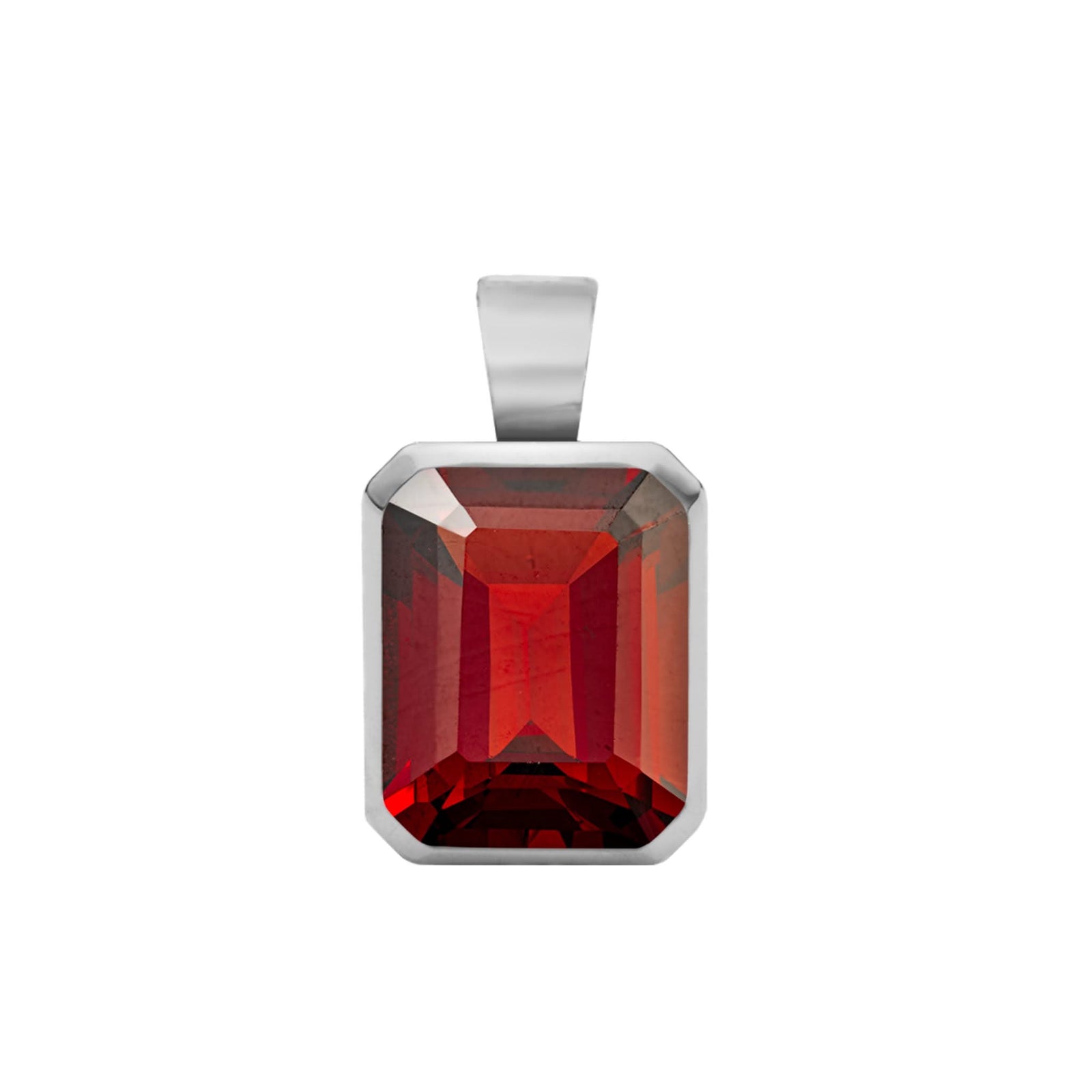 Warren Garnet Pendant in 14k Gold (January)