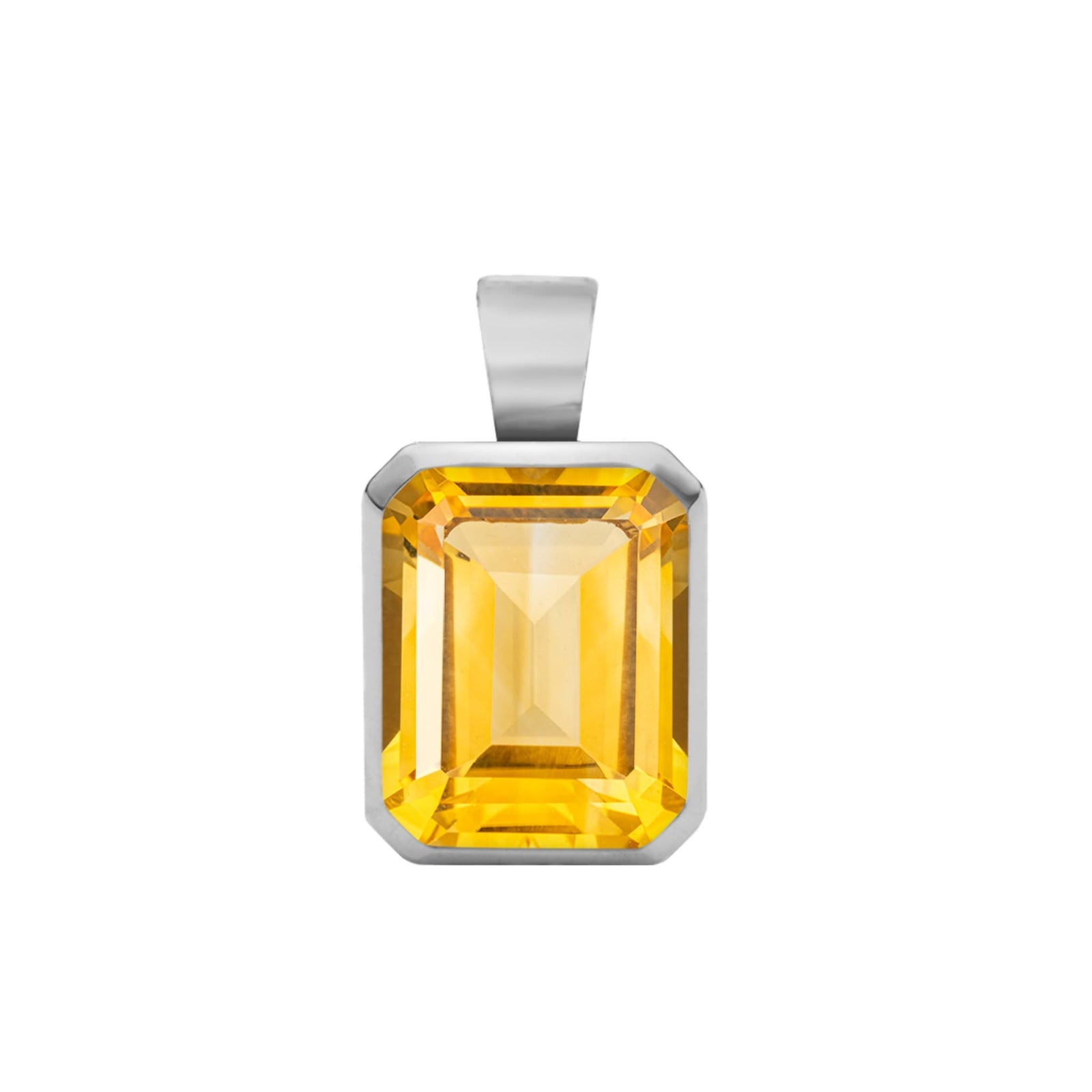Warren Citrine Pendant in 14k Gold (November)