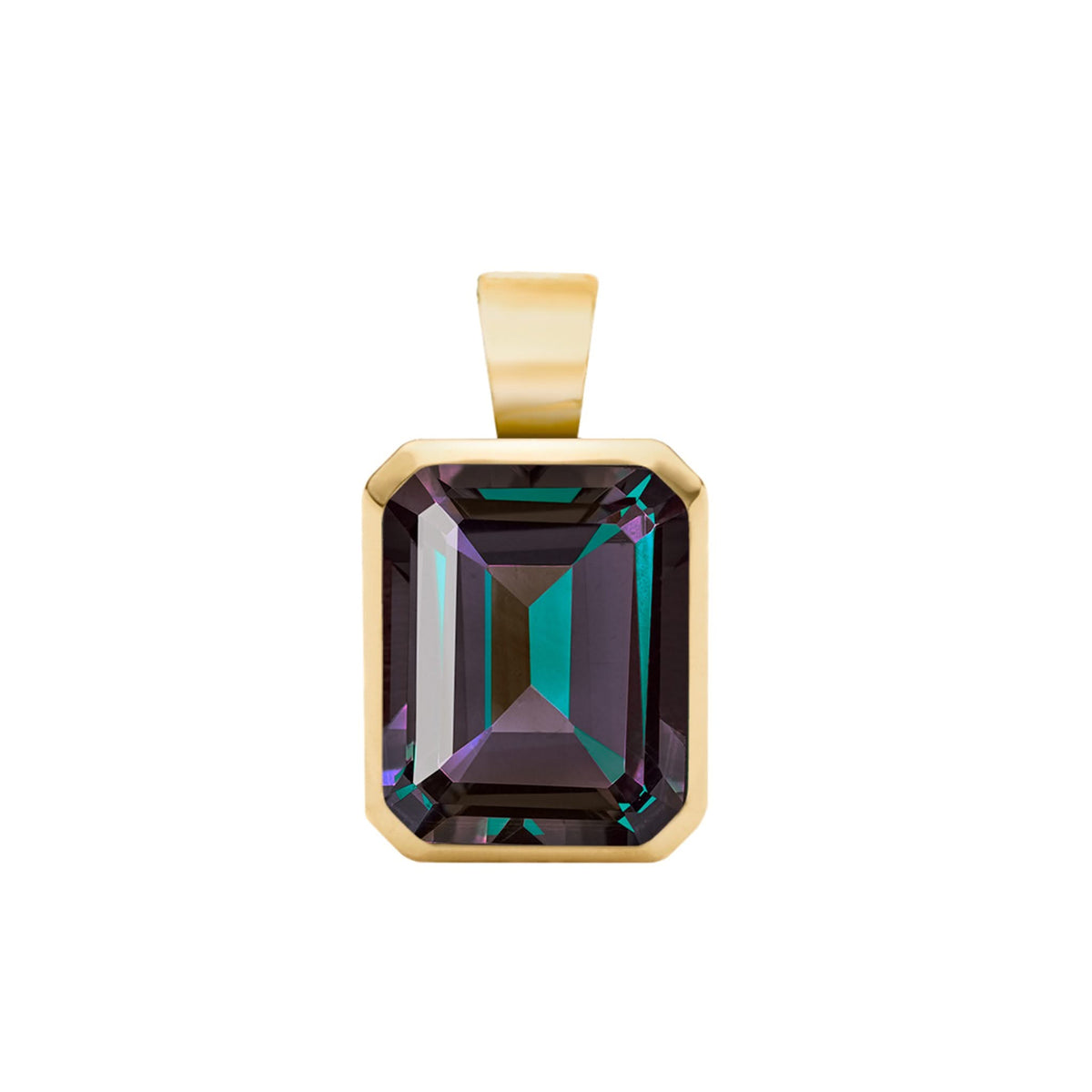 Warren Alexandrite Pendant in 14k Gold (June)