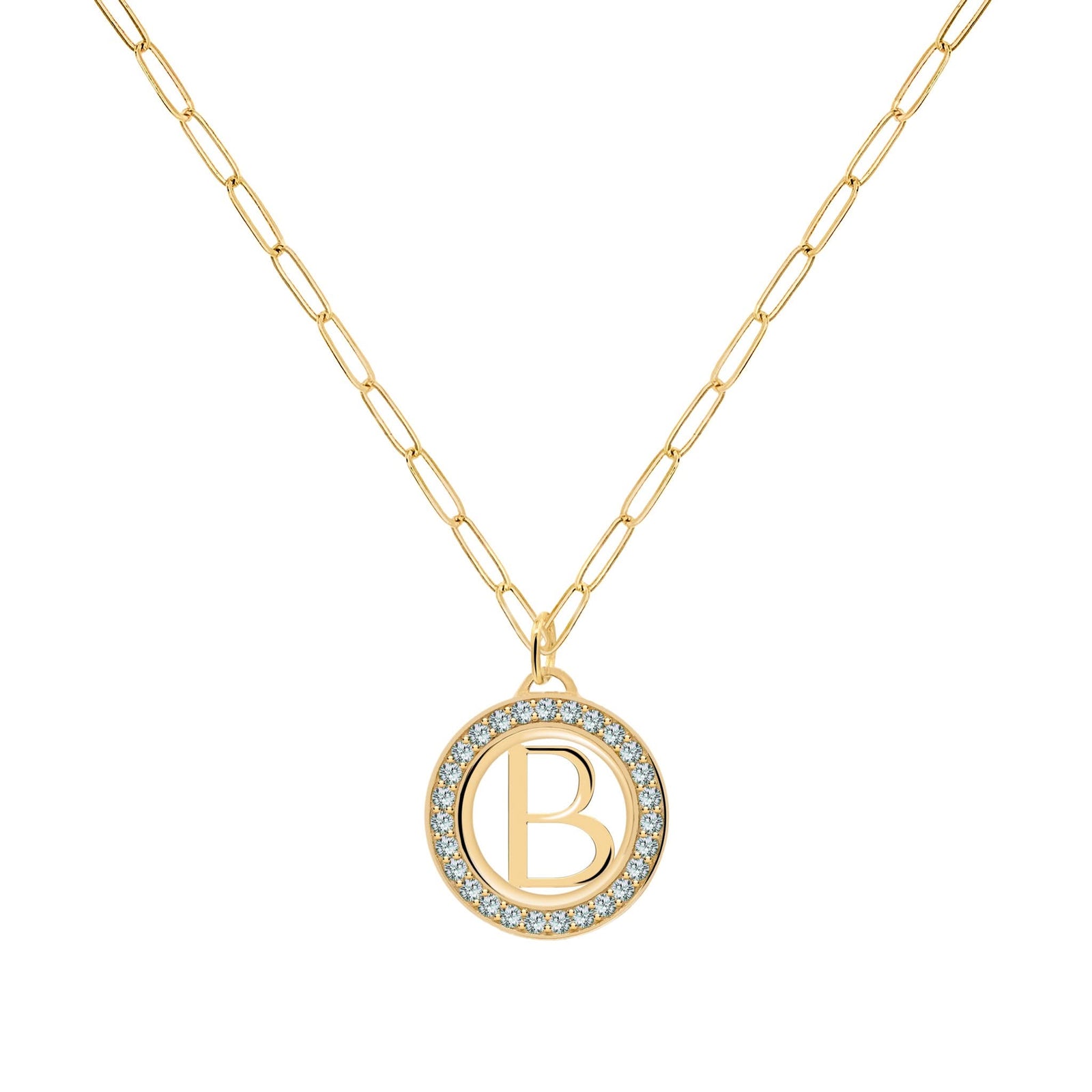Letter & Alexandrite Pendant in 14k Gold (June)