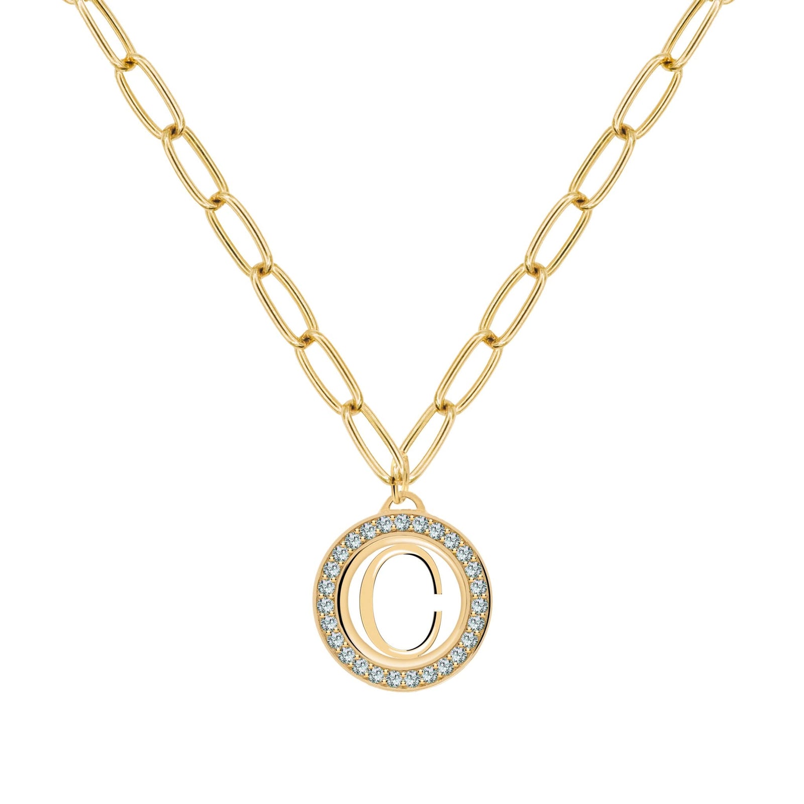 Letter & Alexandrite Pendant in 14k Gold (June)