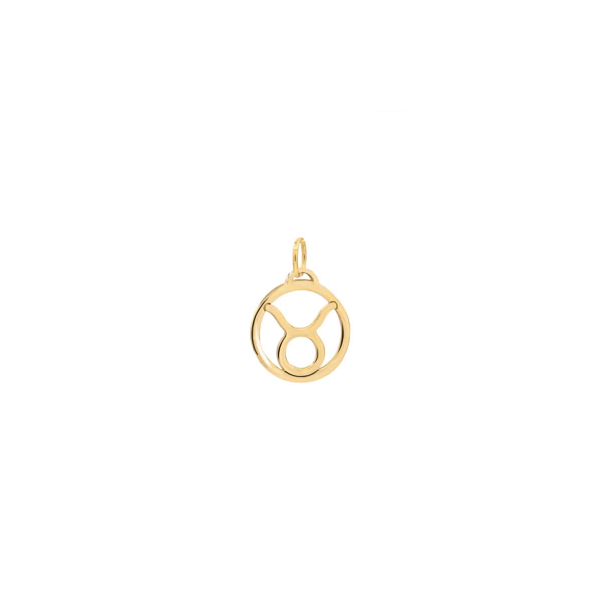 The Vault: Flat Taurus Pendant, Yellow Gold